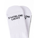 Fortune Feline Athletic Sock
