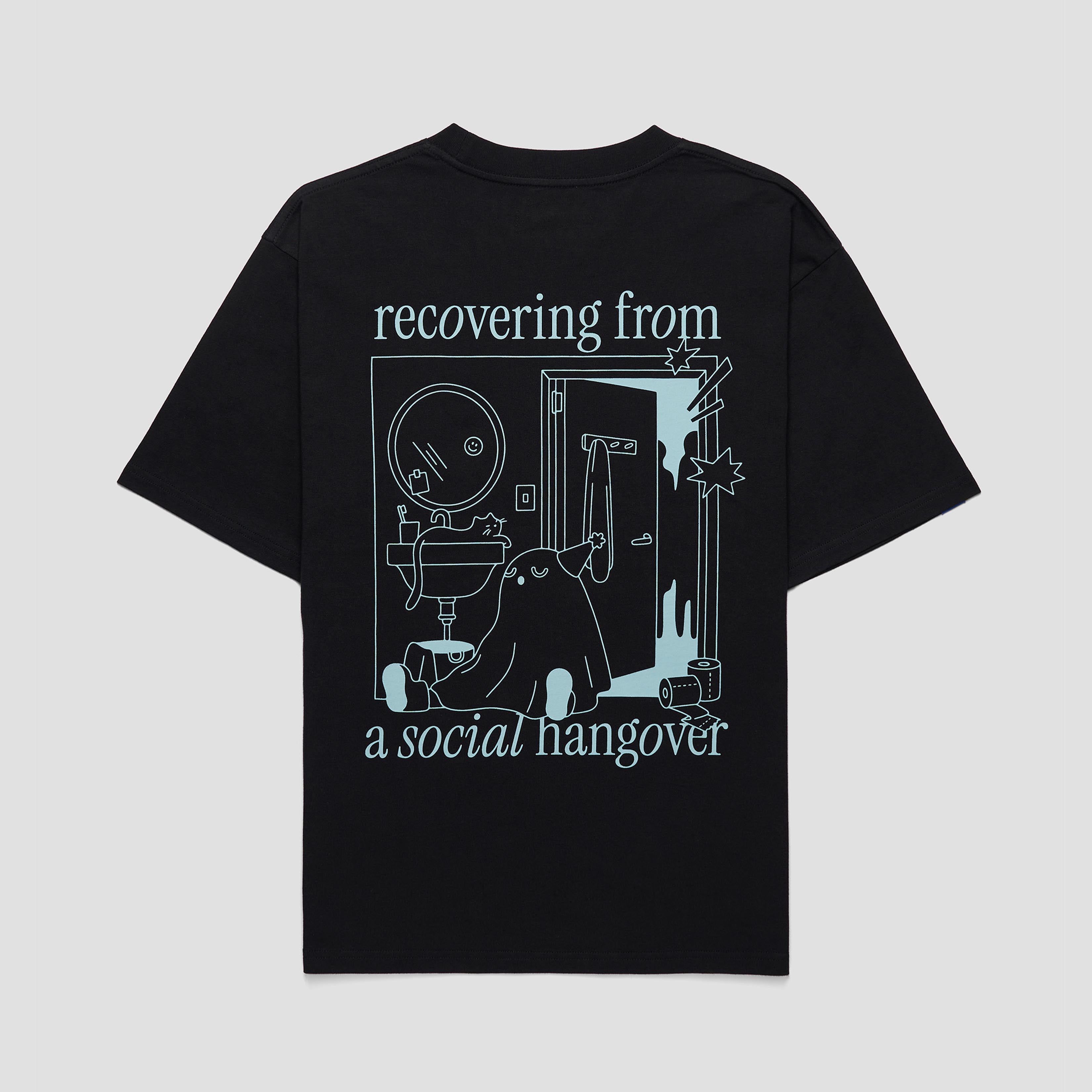 Social Hangover Oversized Tee - Black – Talking Toes