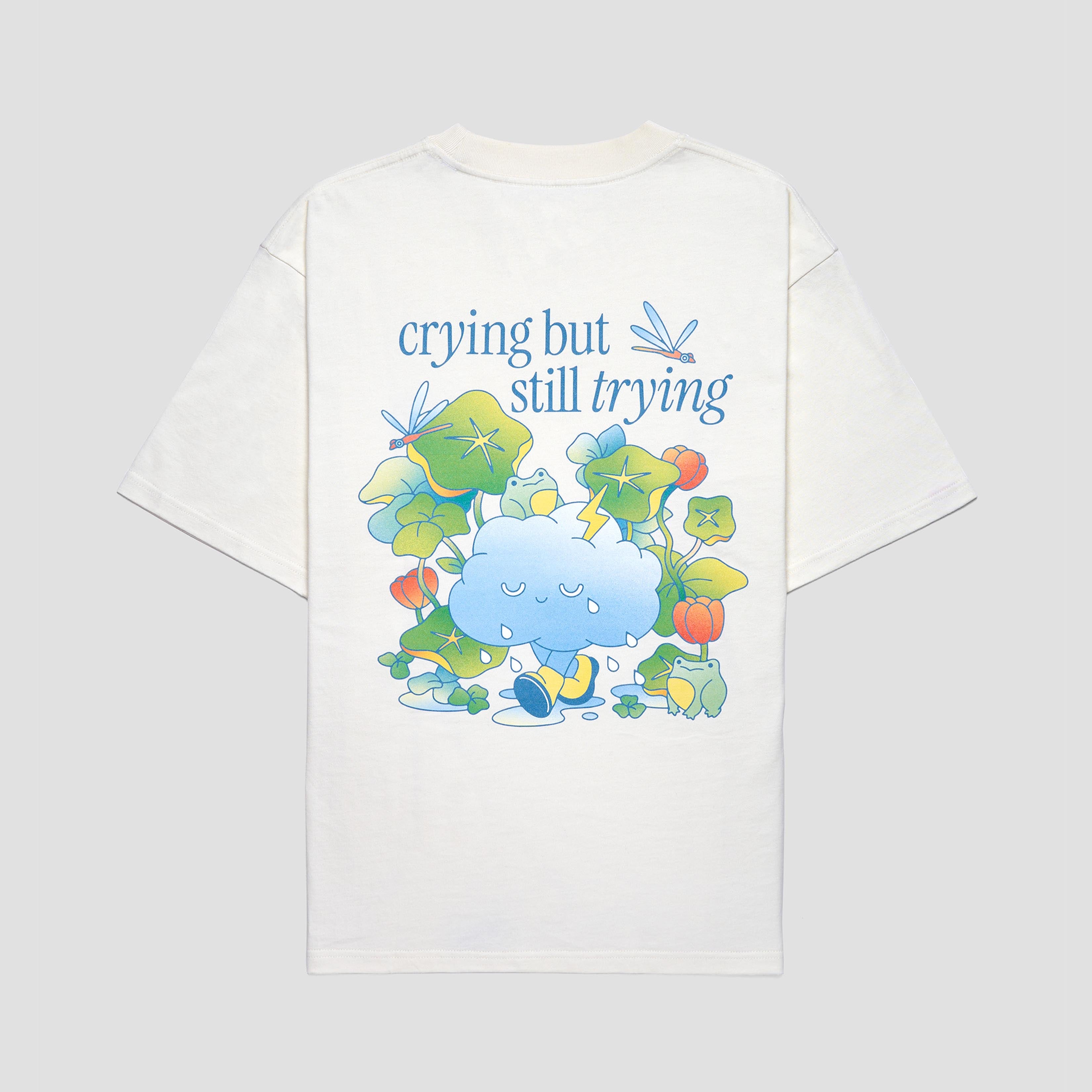 Certified Crybaby Oversized Tee - Cream – Talking Toes