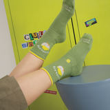 Clueless Egg Athletic Sock