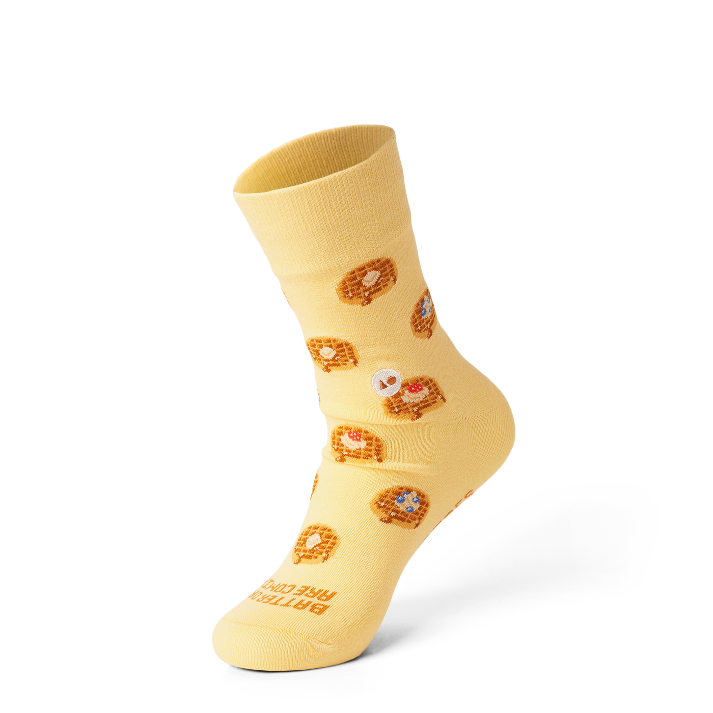 Breakfast Waffle Sock