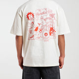 Never Grow Up Oversized Tee - Cream