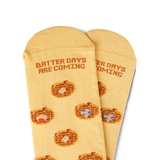 Breakfast Waffle Sock