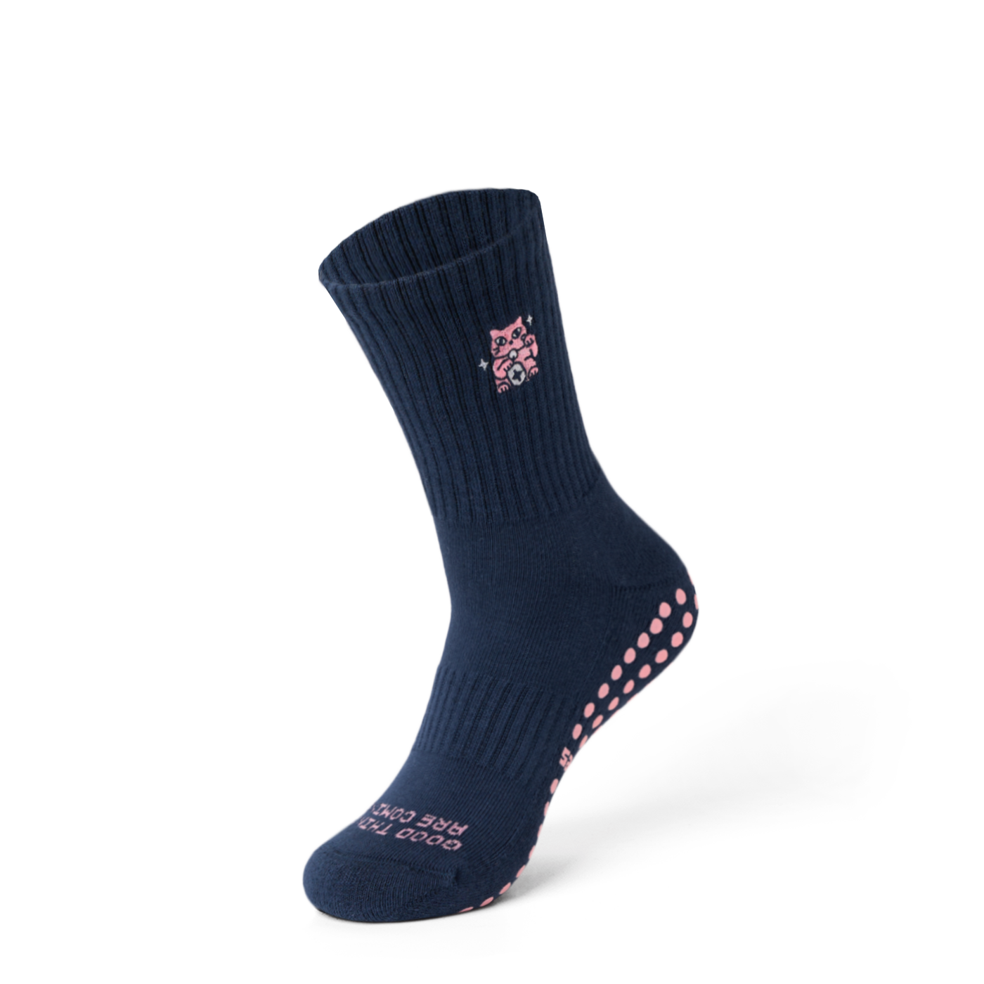 Fortune Cat Grip Sock