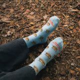 Flying Bagel Sock