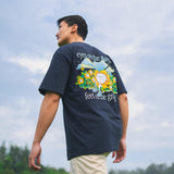 Serial Dreamer Oversized Tee - Space Blue