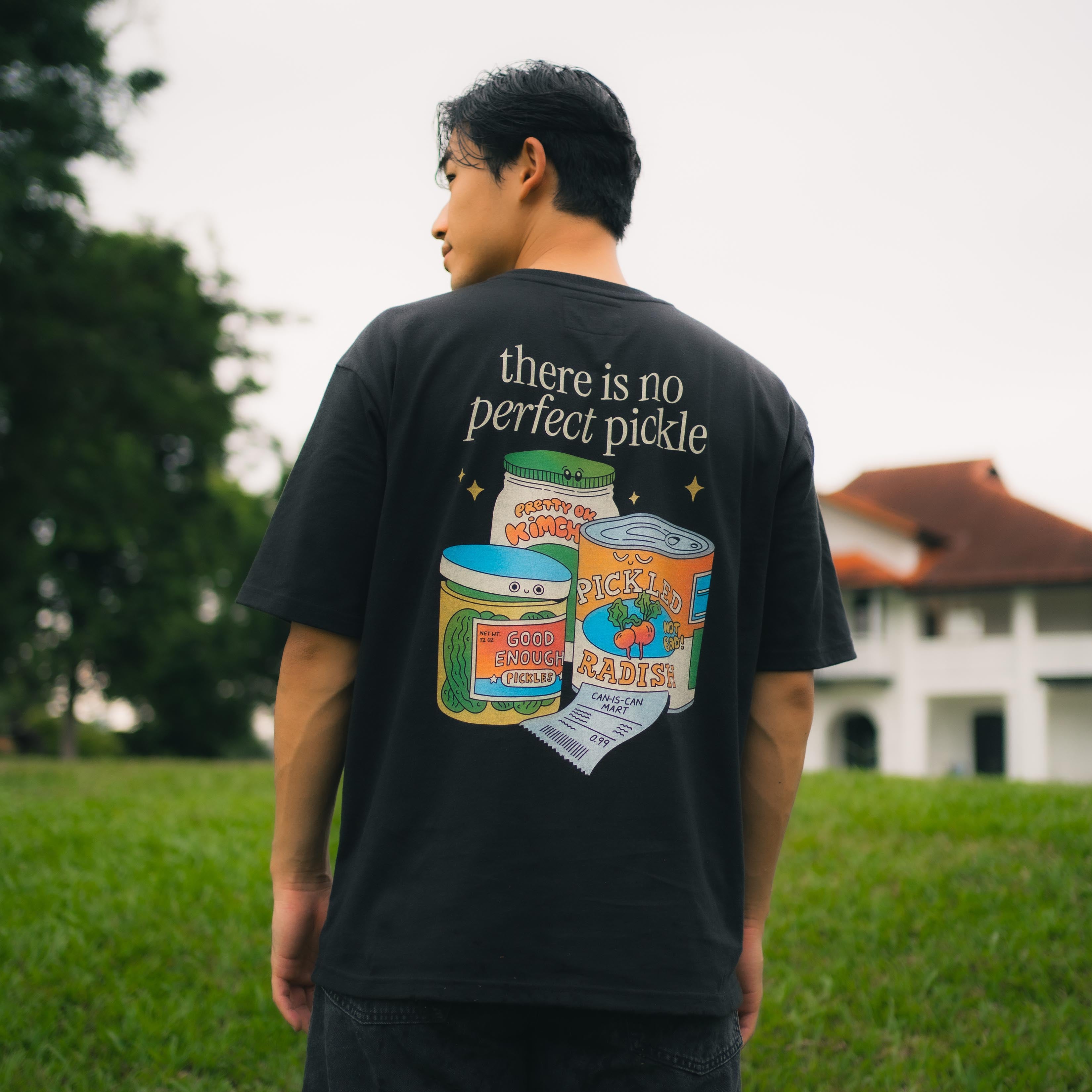 Picky Pickle Oversized Tee - Black – Talking Toes