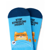 Stress Relief Cat No-Show Sock