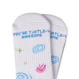 Turtle-y Awesome Athletic Sock