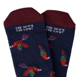Soaring Macaw Kids Sock (7-9 Years)